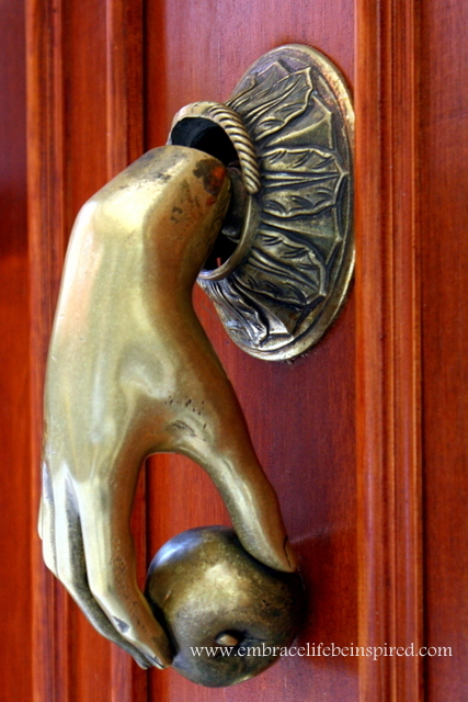 Door handle, Barcelona Spain